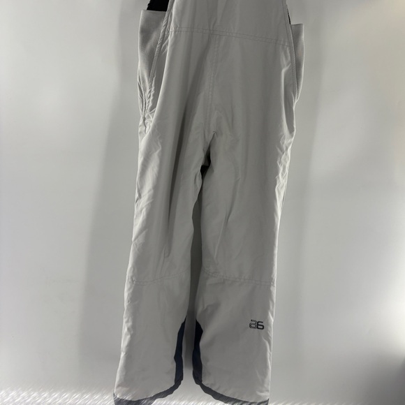 Kids Gray Snow Bib Overalls small - Picture 7 of 8